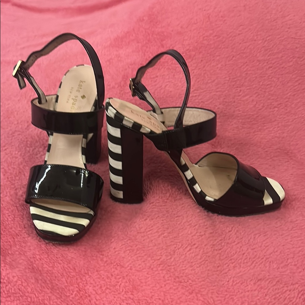Kate Spade Black and White Heels